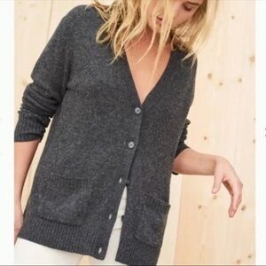 Jenni Kayne Wool Cashmere Blend Cardigan Sweater